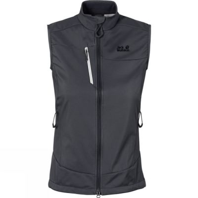 Chaleco Jack Wolfskin Stormbreeze Mujer Gris Oscuro - Chile DJF419302